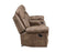 Nashville Manual Glider Recliner Console Loveseat