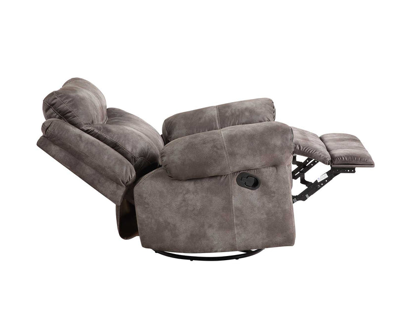 Nashville Swivel Glider Recliner, Grey