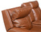 Natalia Coach Leather 3-Piece Dual Power Reclining Living Room Set