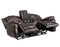 Oportuna Dual-Power Reclining Console Loveseat