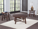 Paisley 3-Piece Occasional Set, Brown(Cocktail Table & 2 End Tables)