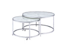 Rayne Nesting Cocktail Table, White