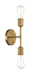 Reverie Double Lights Bathroom Wall Sconce over Mirror Bedroom Hallway Entryway 5"W × 10.75"H × 5"E