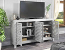 Rio 4-Door Accent Cabinet, Gray