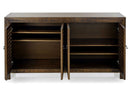 Rio 4-Door Accent Cabinet, Mocha