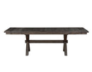 Riverdale 72-96-inch Trestle Dining Table w/2 -12-inch leaves