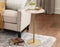 Rosie Rose Quartz Top Chairside End Table