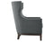 Roswell Wing Back Chair, Gray