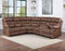 Rudger 3-Piece Manual Reclining Sectional, Chestnut