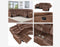 Rudger 3-Piece Manual Reclining Sectional, Chestnut