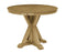 Rylie 48-inch Round Counter Dining Table with 4 Drawers and Folding Game Top, Natural Finish