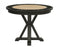 Rylie 48-inch Round Counter Dining Table with 4 Drawers and Game Top, Black Finish