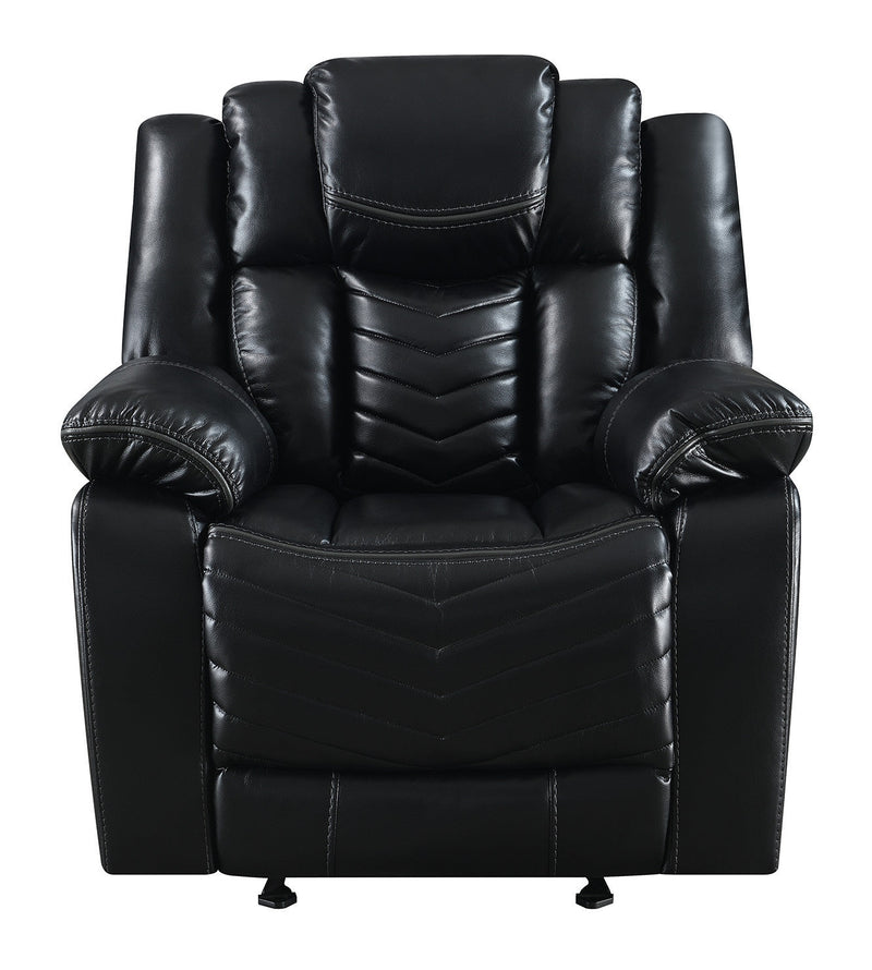 S2021 Lucky Charm (Black) Reclining Living Room Set