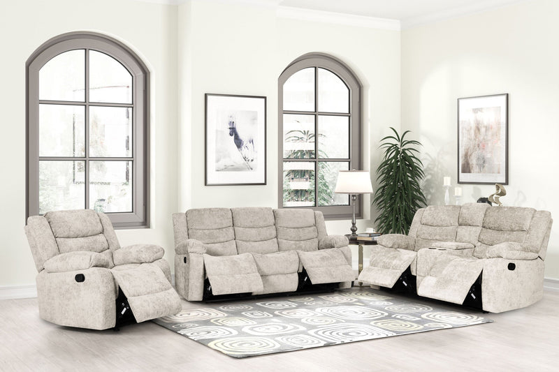 Oliver Beige Reclining Living Room Set