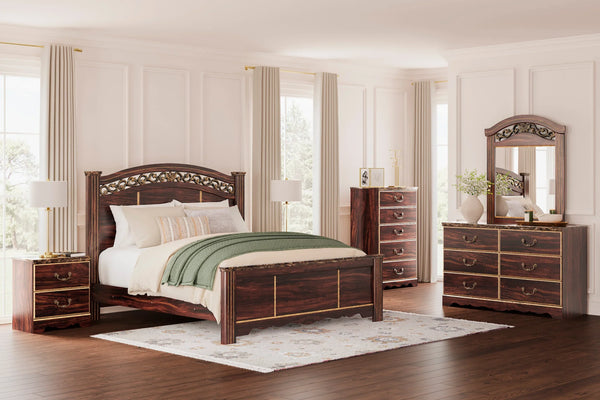 Majestic Brown King Bedroom Set