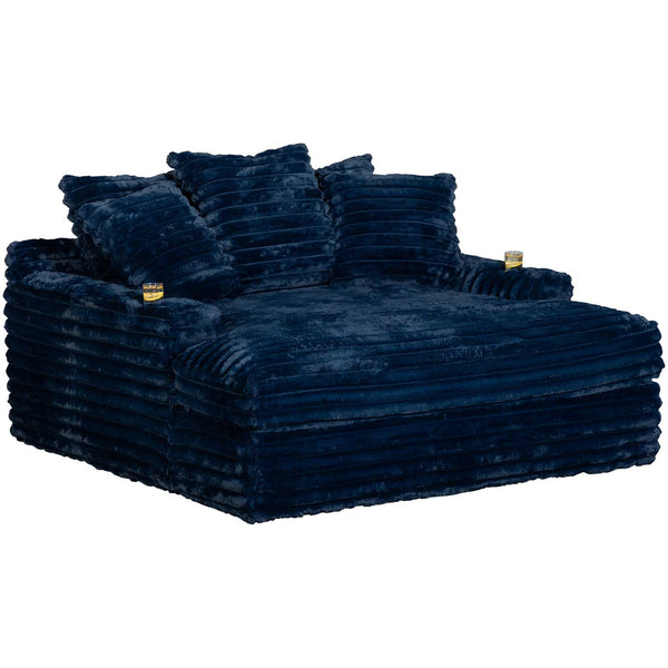 4500 Navy Chaise Lounge