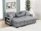 Pacific Gray Reversible Sectional With Pull-Out Bed