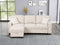 Pacific Beige Reversible Sectional With Pull-Out Bed