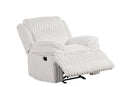 Heaven White 3pc Reclining Living Room Set