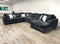 9900 Charcoal  4PC Oversized Sectional