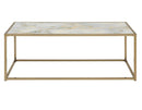 Salvador Faux-Marble Coffee Table