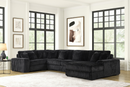 Season2 Black 5pc Sectional