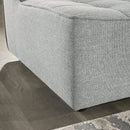 Selen Light Grey Linen Corner Sectional