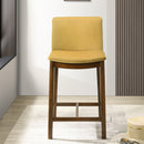 Shannon Counter Chair In Dark Yellow Velvet