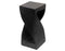 Solana Solid Wood Accent Table, Black Finish