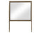 Sonoma 44″ Framed Mirror, Cocoa Gray Oak Finish With Mounting Brackets