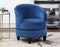 Sophia Swivel Accent Chair, Blue Velvet