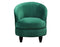 Sophia Swivel Accent Chair, Green Velvet