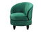 Sophia Swivel Accent Chair, Green Velvet