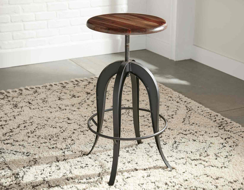 Sparrow 30-inch Round Crank Table