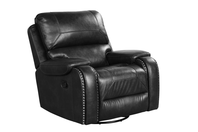 Titan Black Oversized  3-Piece Reclining Living Room Set