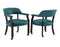 Tournament Arm Chair w/Casters, Teal