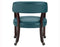 Tournament Arm Chair w/Casters, Teal