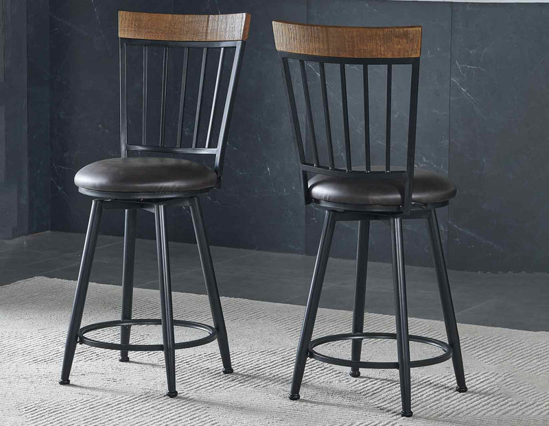 Tyler Swivel 24-inch Counter Stool