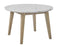 Vida 48″ Round White Marble Dining Table