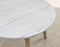 Vida 48″ Round White Marble Dining Table