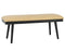 Vida 49″ Sand Vegan Leather Dining Bench