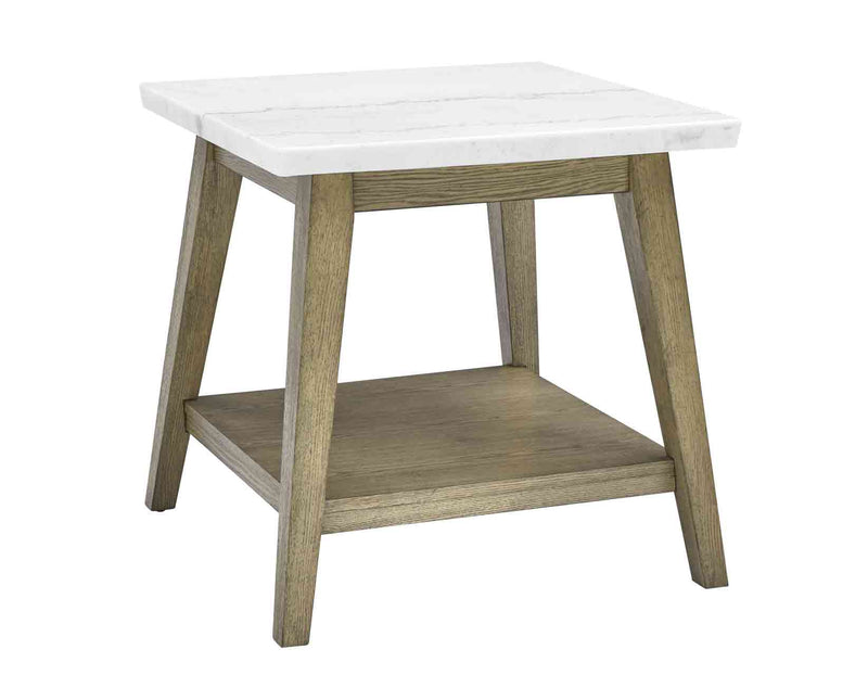 Vida Marble Top End Table