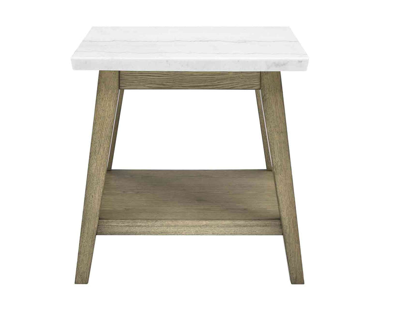 Vida Marble Top End Table