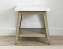 Vida Marble Top End Table