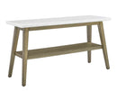 Vida Marble Top Sofa Table