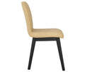 Vida Vegan Leather Side Chair, Sand