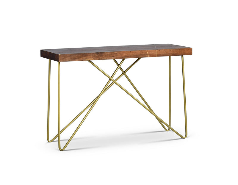 Walter Brass Inlay Sofa Table