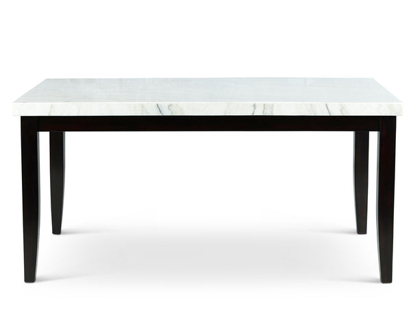 Westby White Marble Top Dining Table