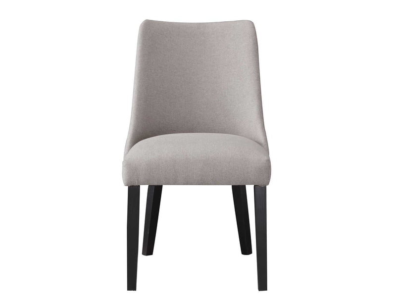 Xena Upholstered Side Chair, Gray