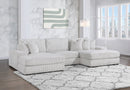 Sunday Beige Corduroy Fabric Sectional